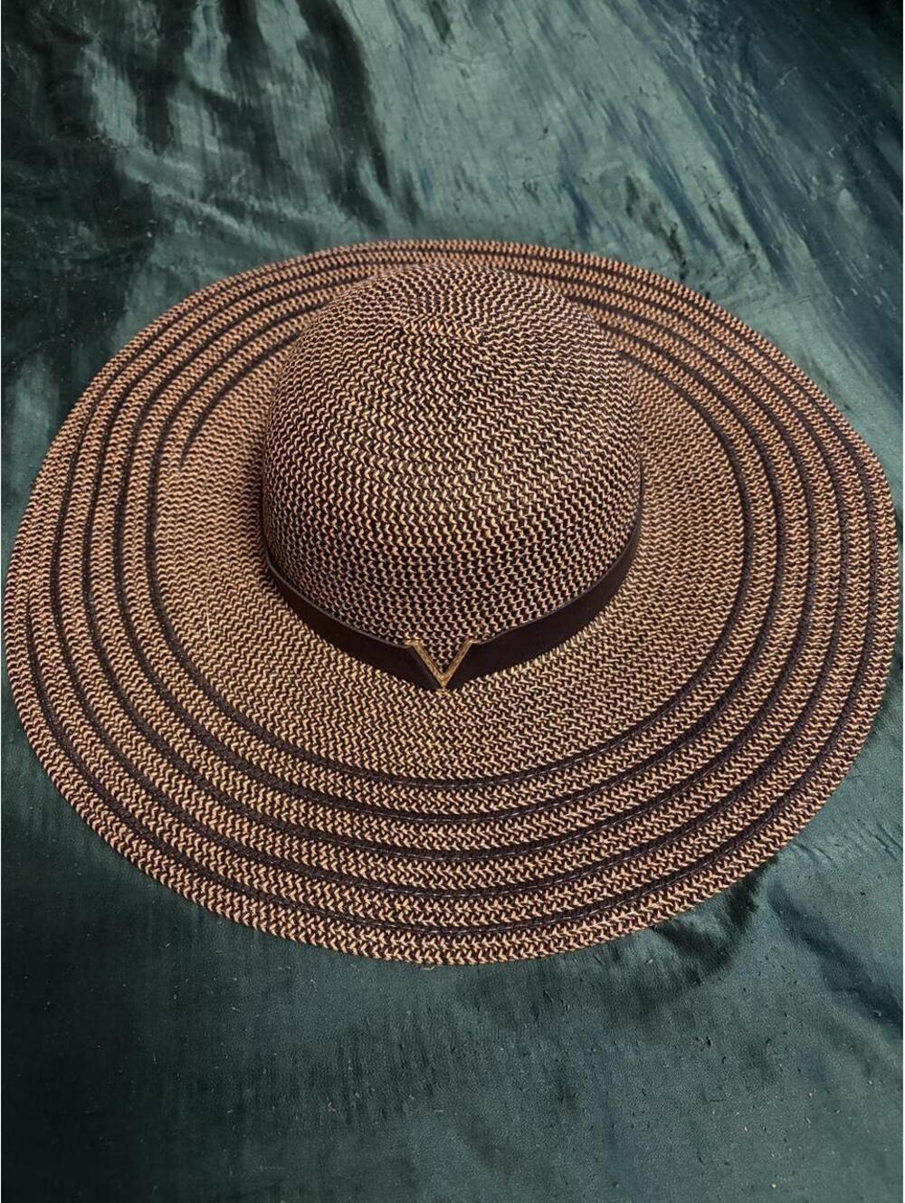Victoria's Secret Women's Brown and Tan Hat
